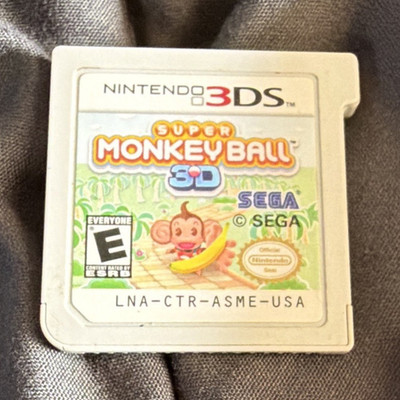 SEGA Super Monkey Ball 3D Nintendo 3DS Cartridge Only NTSC-U/C E