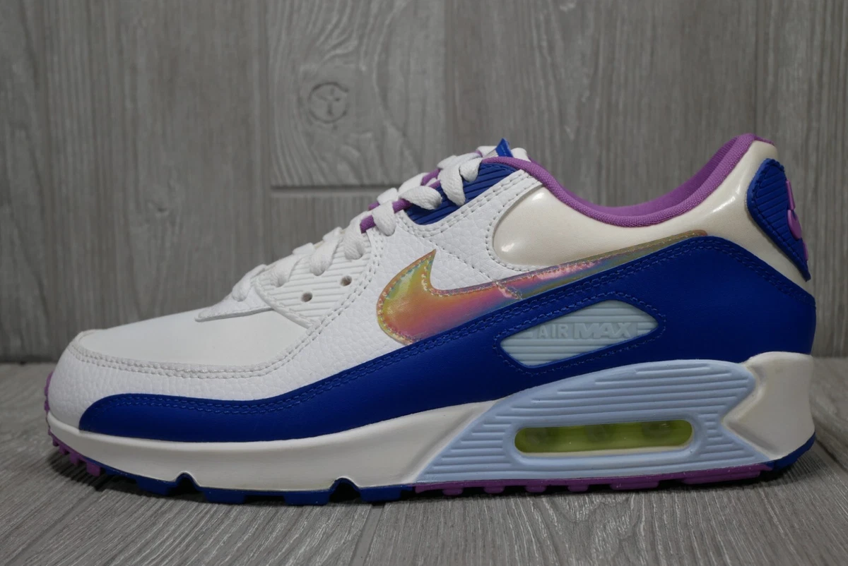 Nike Air Max 90 SE Spring Easter White Purple Shoe Nike Air Max 90 Sneakers Lilac Swoosh Classics White Retro  main image 2