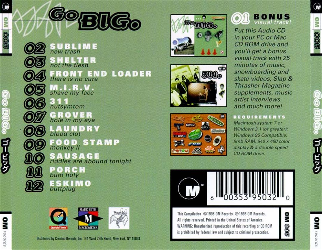VARIOUS ARTISTS GO BIG NEW CD 600353950320 | eBay