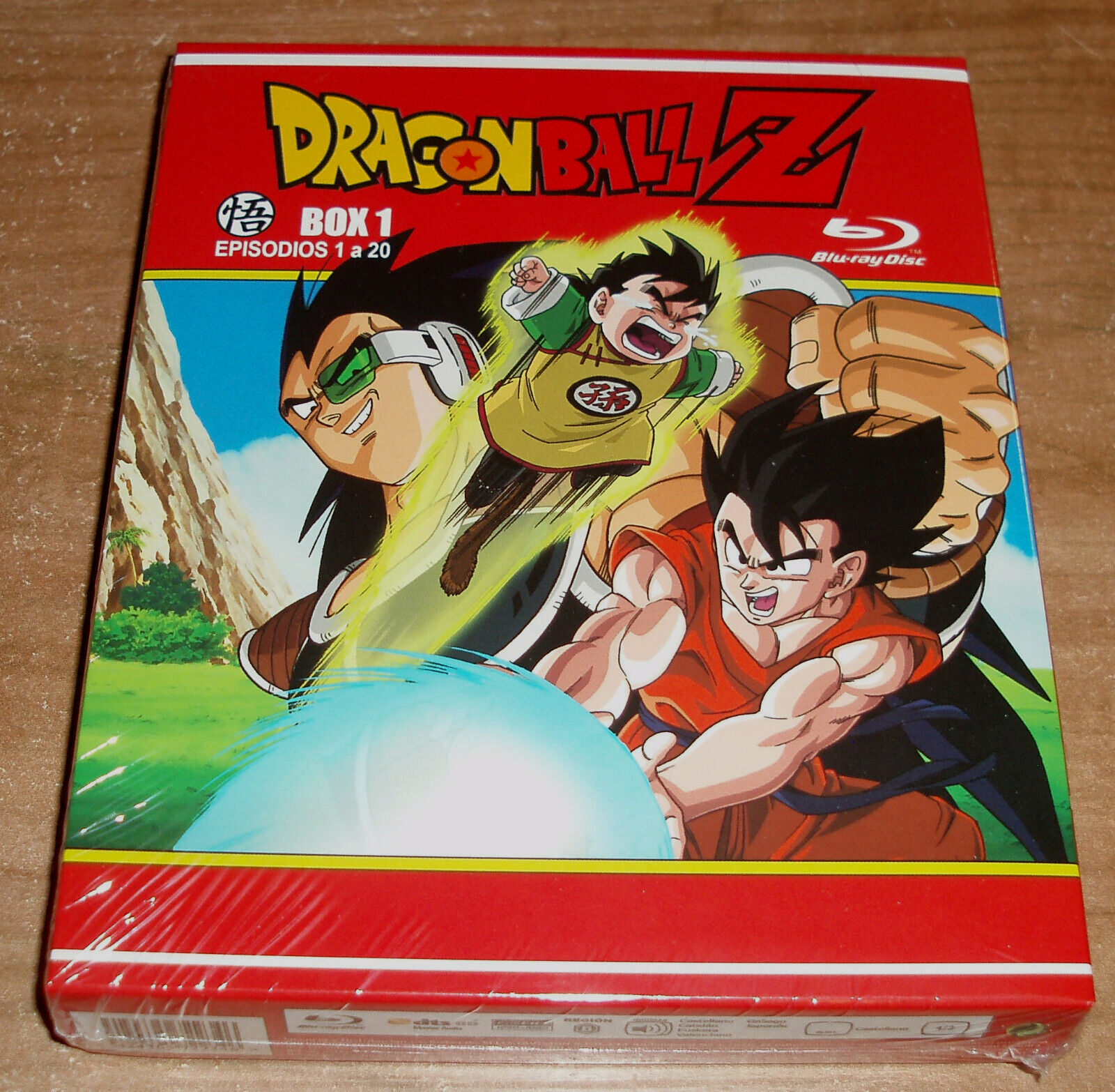 Dragon Ball Z Box 1 Epi. 1-20 Integra Senza Censura 3 Bd + Libro + Cartoline