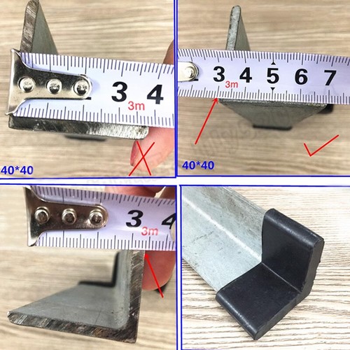 Tapa de extremo de tubería en forma de L con esquina de goma almohadilla de esquina triangular - Imagen 3 de 10