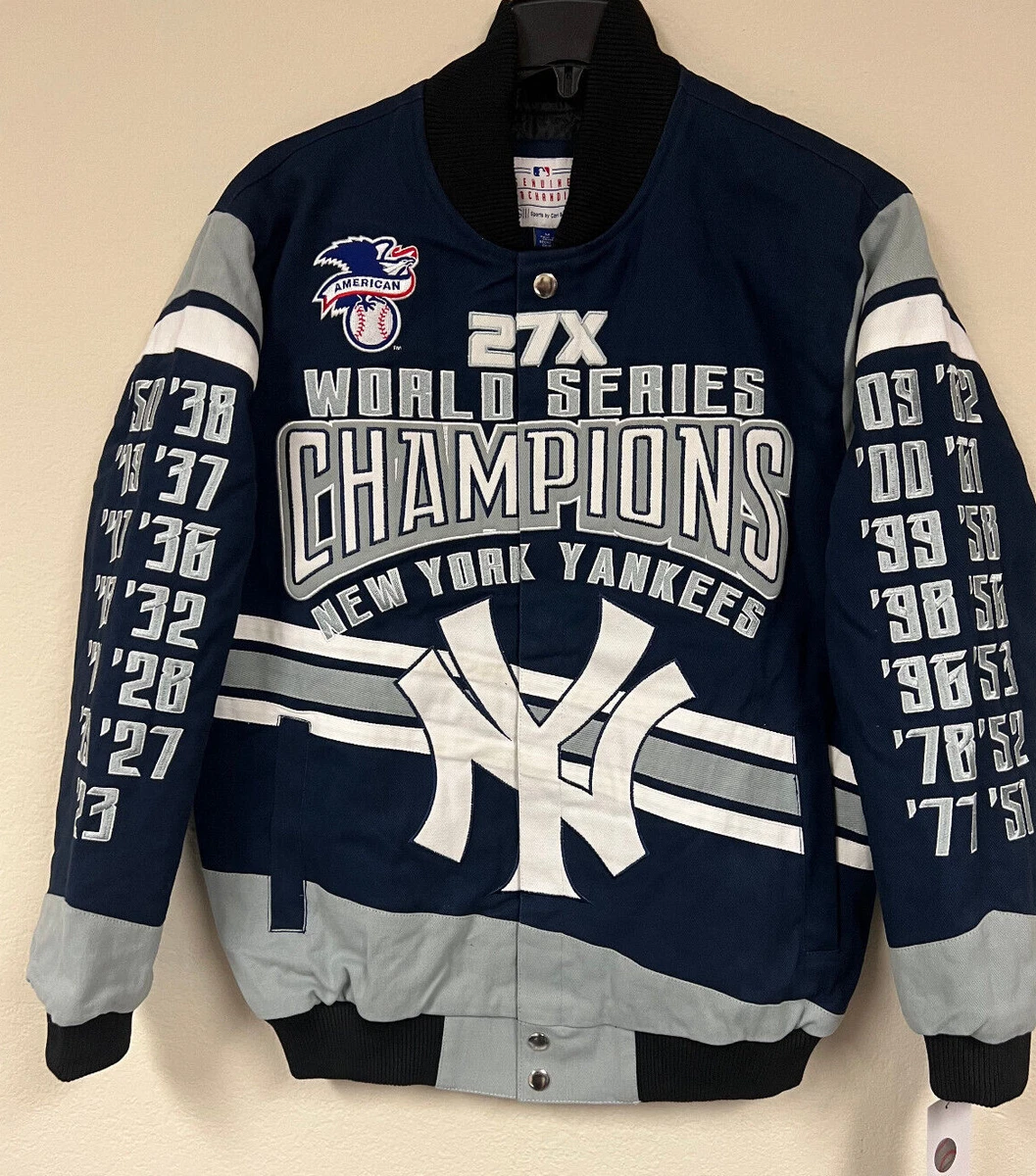 NY YANKEES 27X WORLD SERIES CHAMPION Jacket - 27 Times Championship Jacket  | eBay