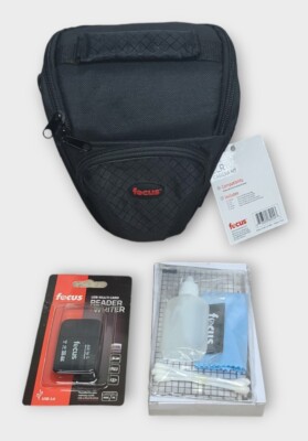 Focus Camera DSLR Camera Holster Case Accessory Bundle