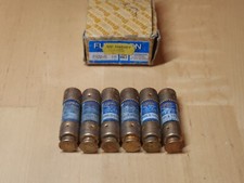  6 Bussmann FRN-R-15 Fusetron Fuse Dual Element Time Delay