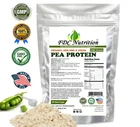 Organic Pea Protein Powder - Vegan -NON-GMO -HIGH PROTEIN  2.2LB , 4.4LB & 6.6LB