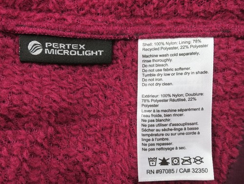 GIACCA MICROLIGHT OUTDOOR RESEARCH POLARTEC PERTEX CON CAPPUCCIO ASCENDENTE taglia S - Foto 11 di 12