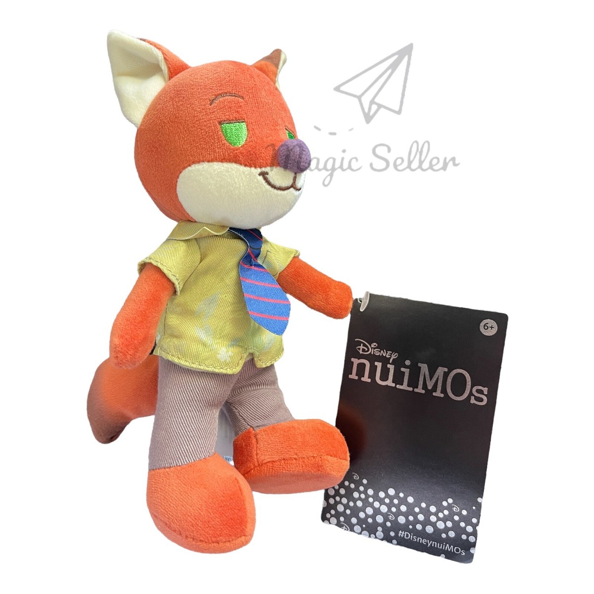Authentic Disney nuiMOs Nick Wilde of Zootopia poseable plush toy