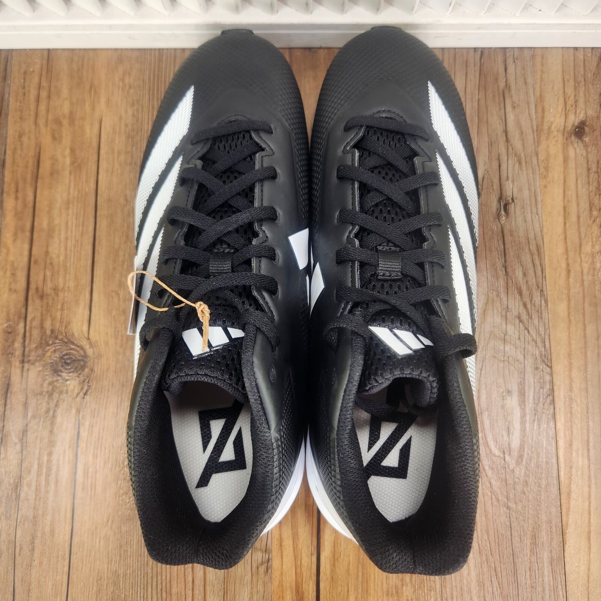 Adidas Adizero Impact.2 Mid Mens Sz 11 Black White Football 