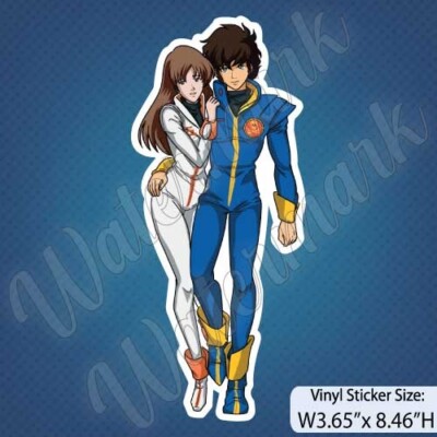 Robotech_V11_Rick_Hunter_&_Lisa_Hayes_Robotech_Macross_Decal_Sticker | eBay