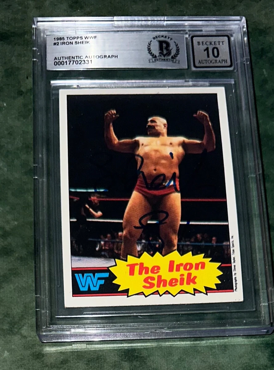 1985 Topps WWF - Iron Sheik #2 for sale | eBay