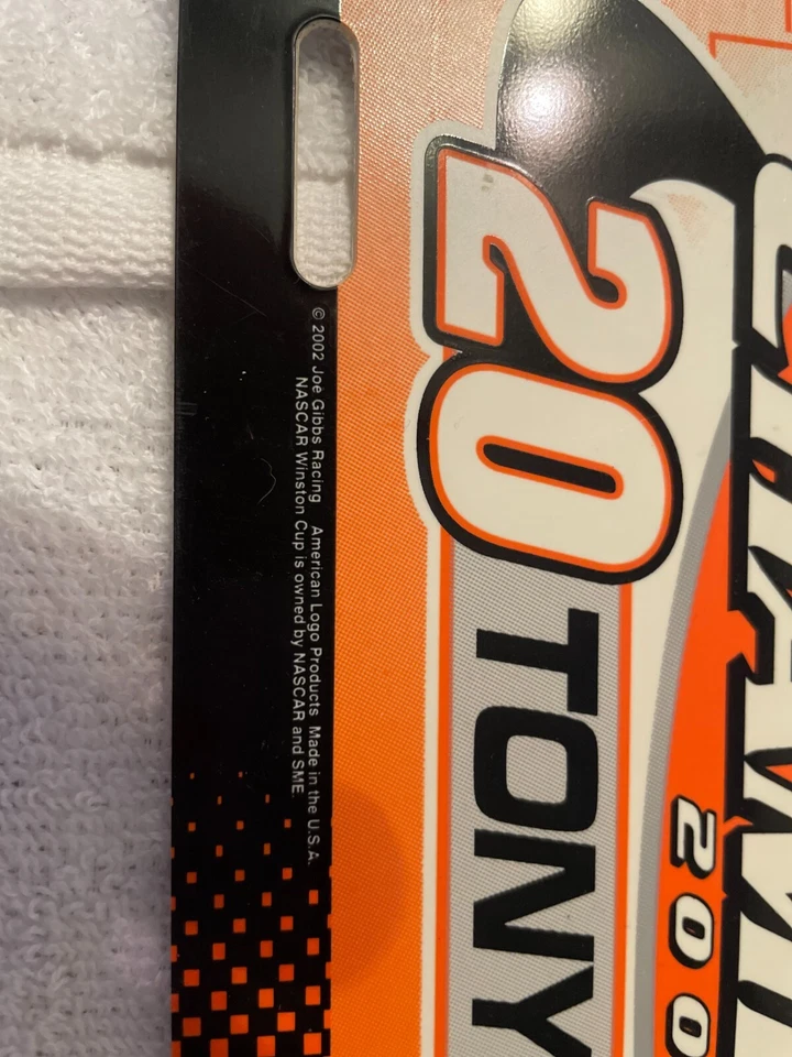 Matrícula Nascar novedad. Tony Stewart Campeón Copa Winston 2002 Foto 3 de 4