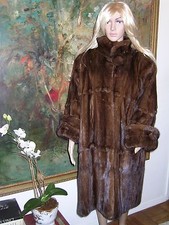 80% Off Sale ~ Valentino Natural Female Mink Fur Coat Sable Brown ~sz 8 10 12 14
