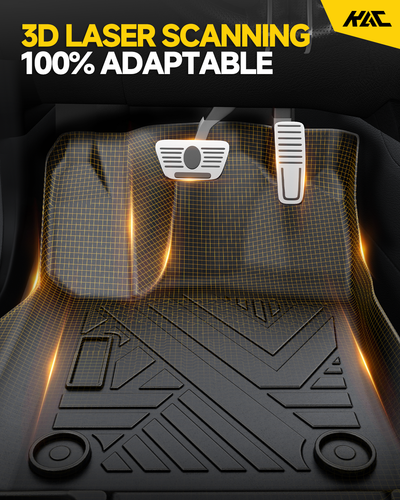(3) Car Floor Mats For Jeep Wrangler 2021 2022 2023 2024 4XE hybrid Waterproof - Foto 5 di 8
