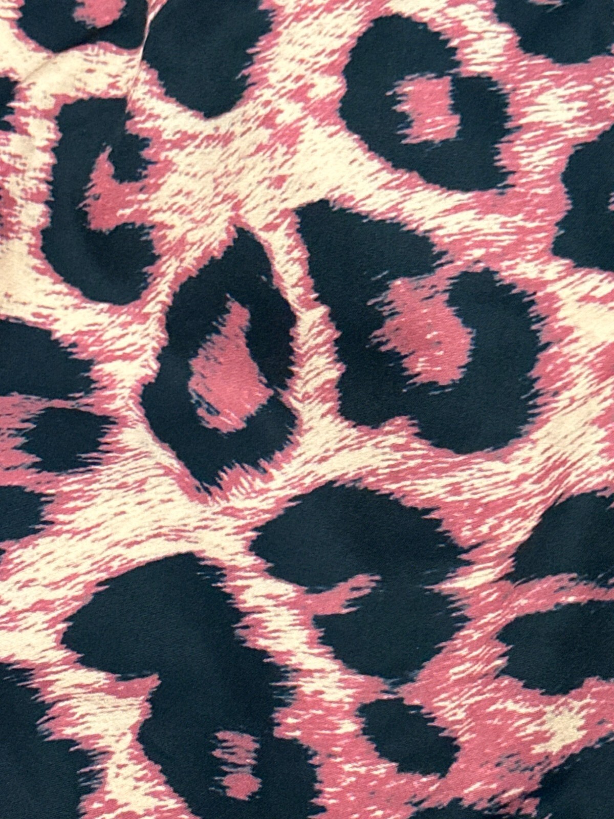 CCC Half Leopard Half Black Block Mini Shirt Dres… - image 8