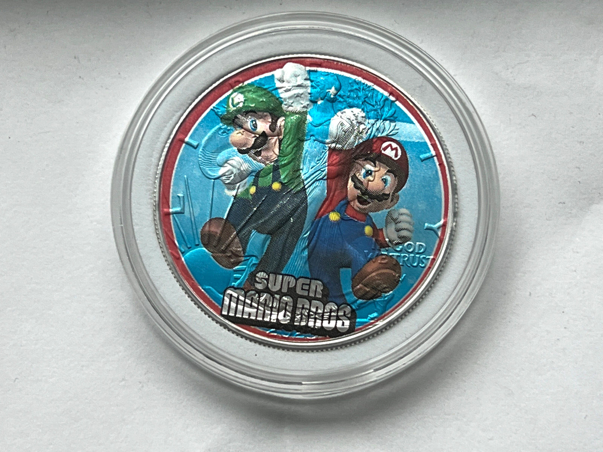Super Mario - American Silver Eagle 1oz .999 Limited Edition