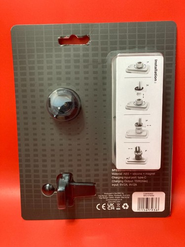 Magnetic Wireless Car Charger Mount Holder For iPhone and Android phones - 第 3/5 張圖片