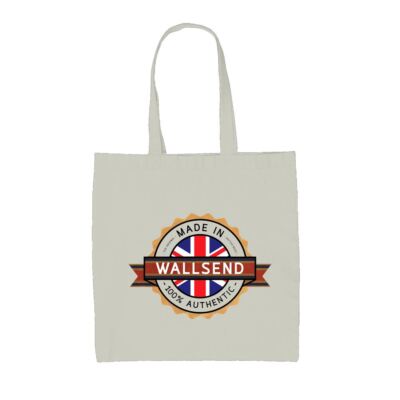 Made In Wallsend Canvas Tote Bag Town Hometown Born In on Tyne