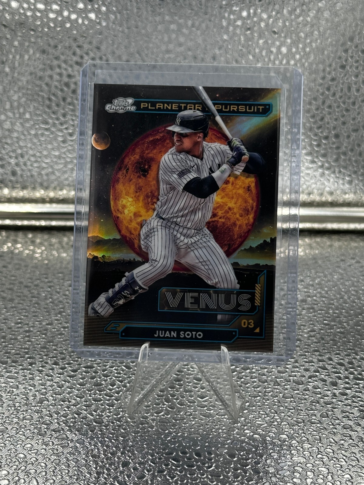 2024 Topps Cosmic Chrome JUAN SOTO Planetary Pursuit Venus SP Yankees # PPV-10