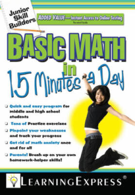 Basic Math in 15 Minutes a Day: Junior Skill Builder - Paperback - GOOD