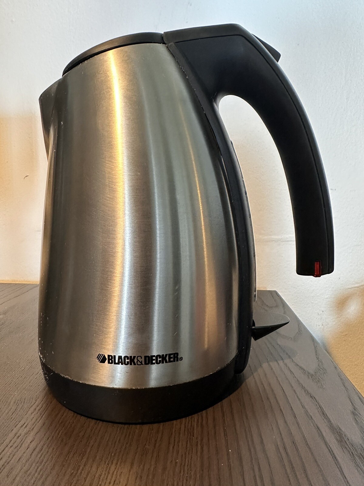 Black u0026amp; Decker Home Electric Cordless Kettle Stainless Steel Swivel  Base JKC650 | eBay