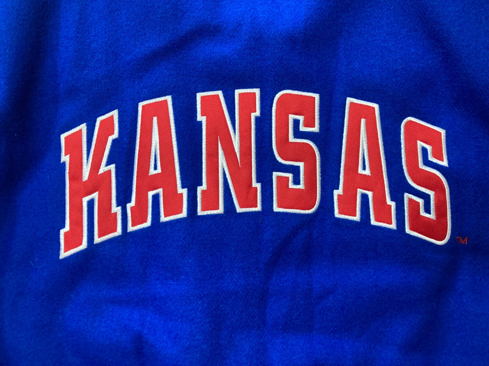 CHAMPS Kansas Jayhawks KU WOOL/LEATHER 
