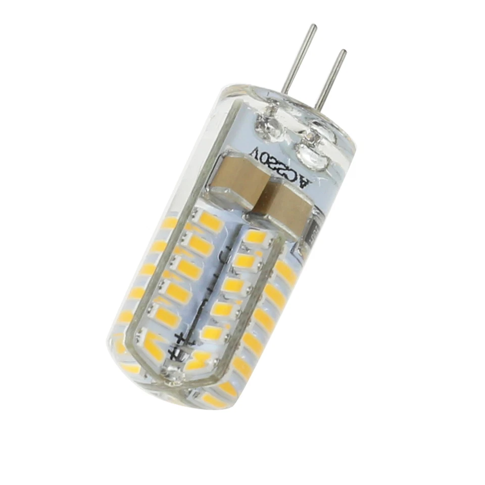 G4 LED Mais Luci Lampadine 3W 5W Cristallo Ricambio Alogena 3014SMD AC 12V 220V - Immagine 4 di 4