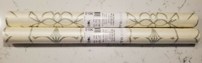 2 Double Rolls Candice Olson DN3733 Wallpaper Gold Dotted Pirouette