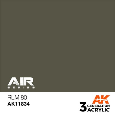 AK INTERACTIVE 11834 - Acrylic paint RLM 80 17ml