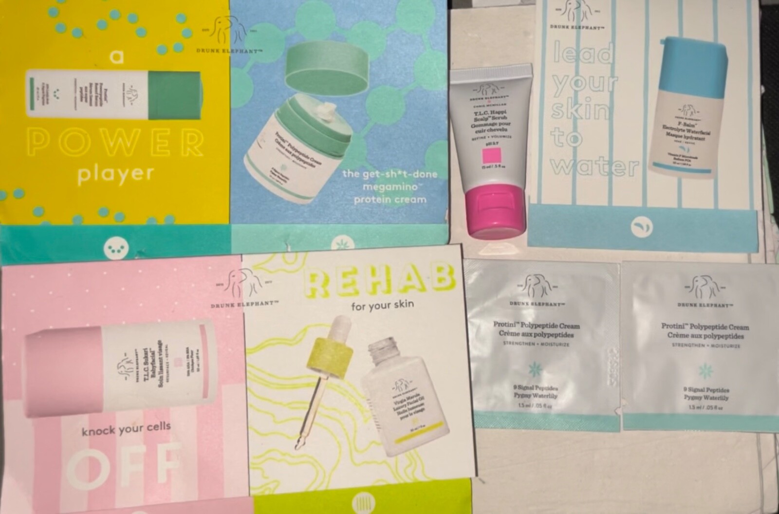 Drunken Elephant Assorted Sample Pack eBay