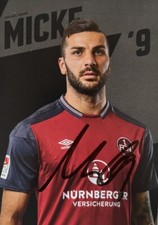 Mikael Ishak -FCN- Autogrammkarte