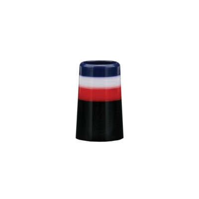 The GolfWorks 6R Designer Iron Ferrules 0.355-0.370 (22.25mm Length) - Black / Orange (12 Pack