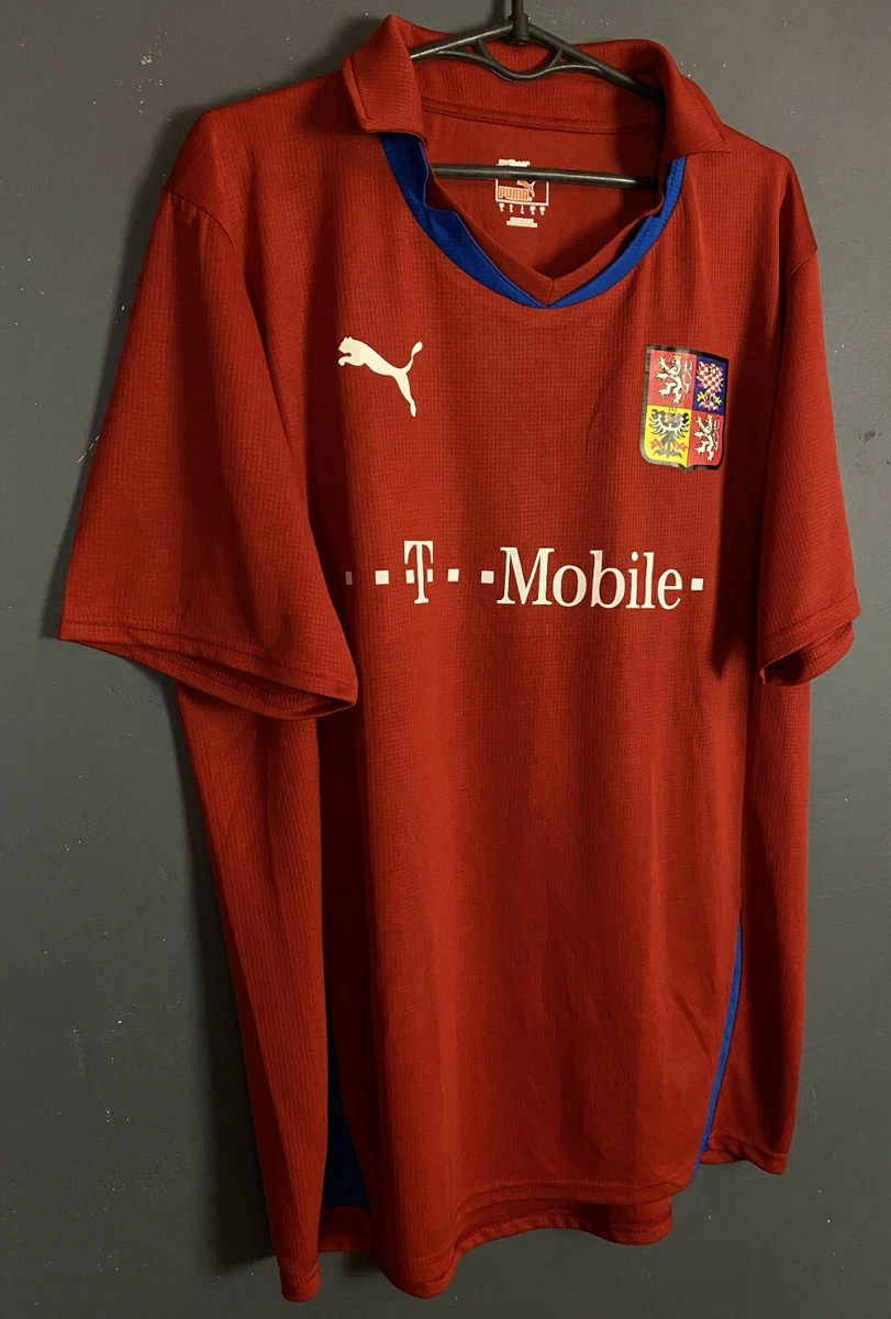 MEN S PUMA CZECH REPUBLIC 2010 2012 CESKA SOCCER FOOTBALL SHIRT