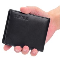 Leather Wallet Black Mens Birthday Gift Credit Cards Holder Business Id Modern Leather Wallet Black Mens Birthday Gift Credit Cards Holder Business Id Modern