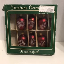 Handcrafted Christmas Ornaments (6) ~ Ukram International Inc ~ Made in Ukraine