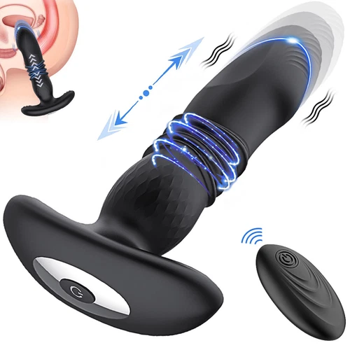 P-Spot Vibrator Anal Butt Plug Dildo Prostata Massager Sexspielzeug für Männer💕 - Bild 7 von 24
