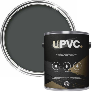 UPVC Paint Semi Matt Anthracite Grey 1L - Window - Door - Plastic - Guttering