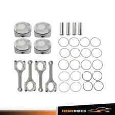 For 2012-2016 Hyundai Accent Kia Soul 1.6L Set Of 4 Connecting Rod & Piston Kit