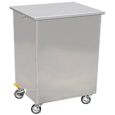 GSW FF-TANK Stainless Steel Restaurant Soak Clean Grease Hood Filter Tank w/ Lid