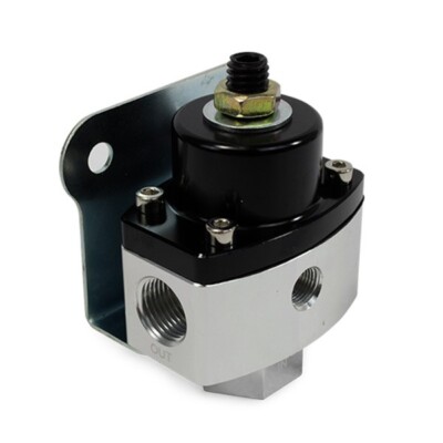 Black Anodized Billet Aluminum 5-12 PSI Carburetor Fuel Pressure Regulator