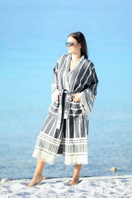 UNSEX COTTON BATH ROBE WOMEN NGHTWEAR TOWELLING DRESSING GOWN TERRY TOWEL  SOFT