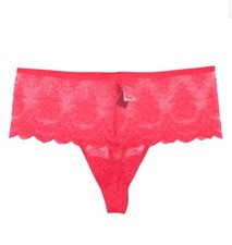 Inc International Concepts Women's High Waist Lace Underwear Thong Size L