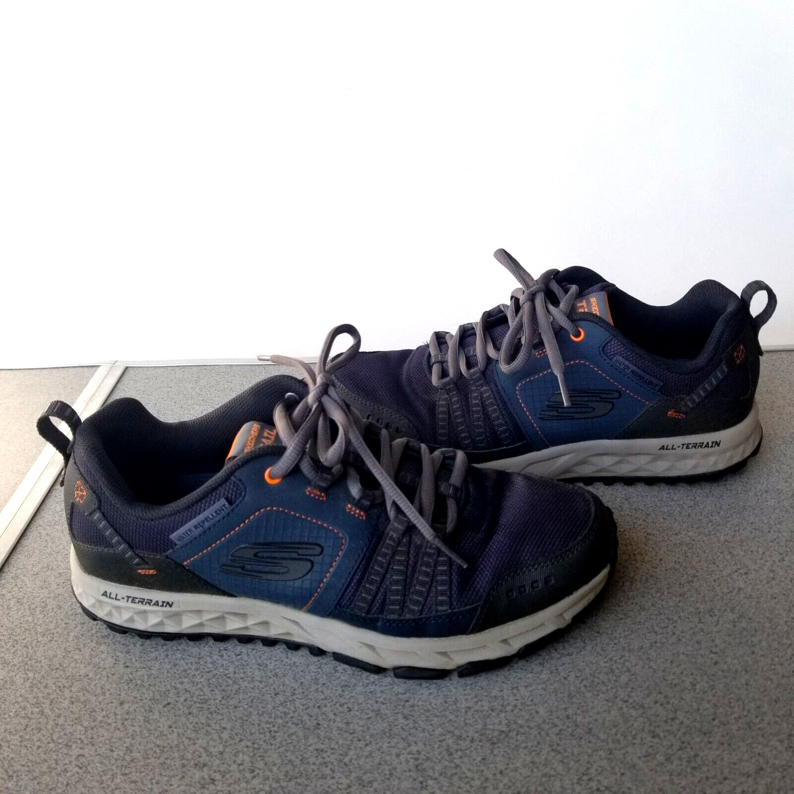 Skechers Escape Plan All Terrain Mens Shoes Gray Blue… Gem