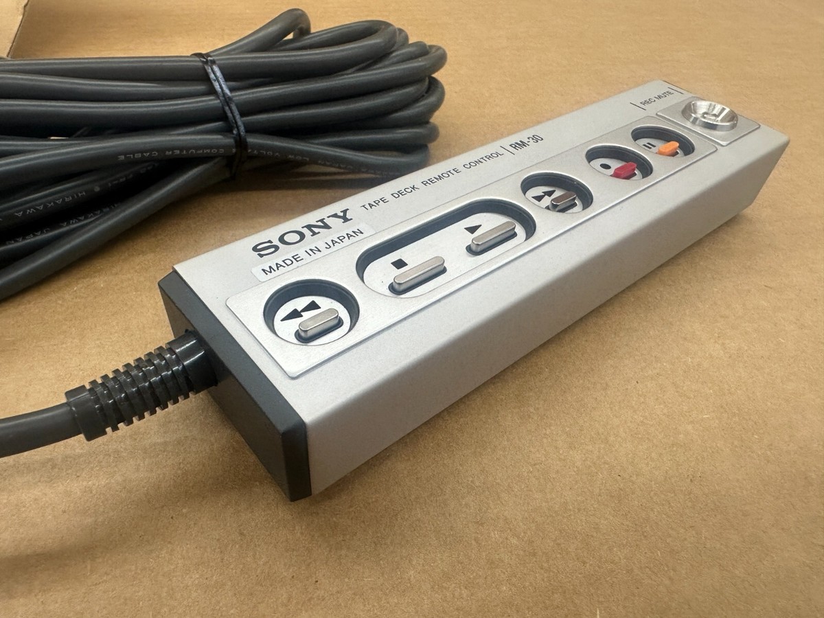 1 Sony RM-30 Tape Deck Remote Control Tokyo Japan Controller New