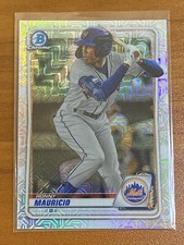 ⚾ 2020  Bowman Chrome Baseball Mojo Base Card #BCP-28 Ronny MAURICIO ⚾