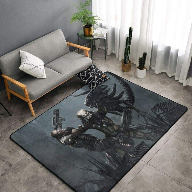 Alien vs. Predator Rugs NonSlip Area Rug Living Room Bedroom Floor Mat Carpet eBay