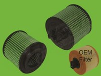 Luftfilter Green FüR BMW 1Er E81/E87 Ab 2009-2012 130I-258Ps