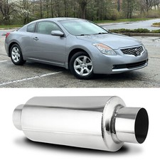For 07-2009 Nissan Altima 2.5L 3.5L 2.5" Inlet/Outlet Muffler Exhaust Resonator