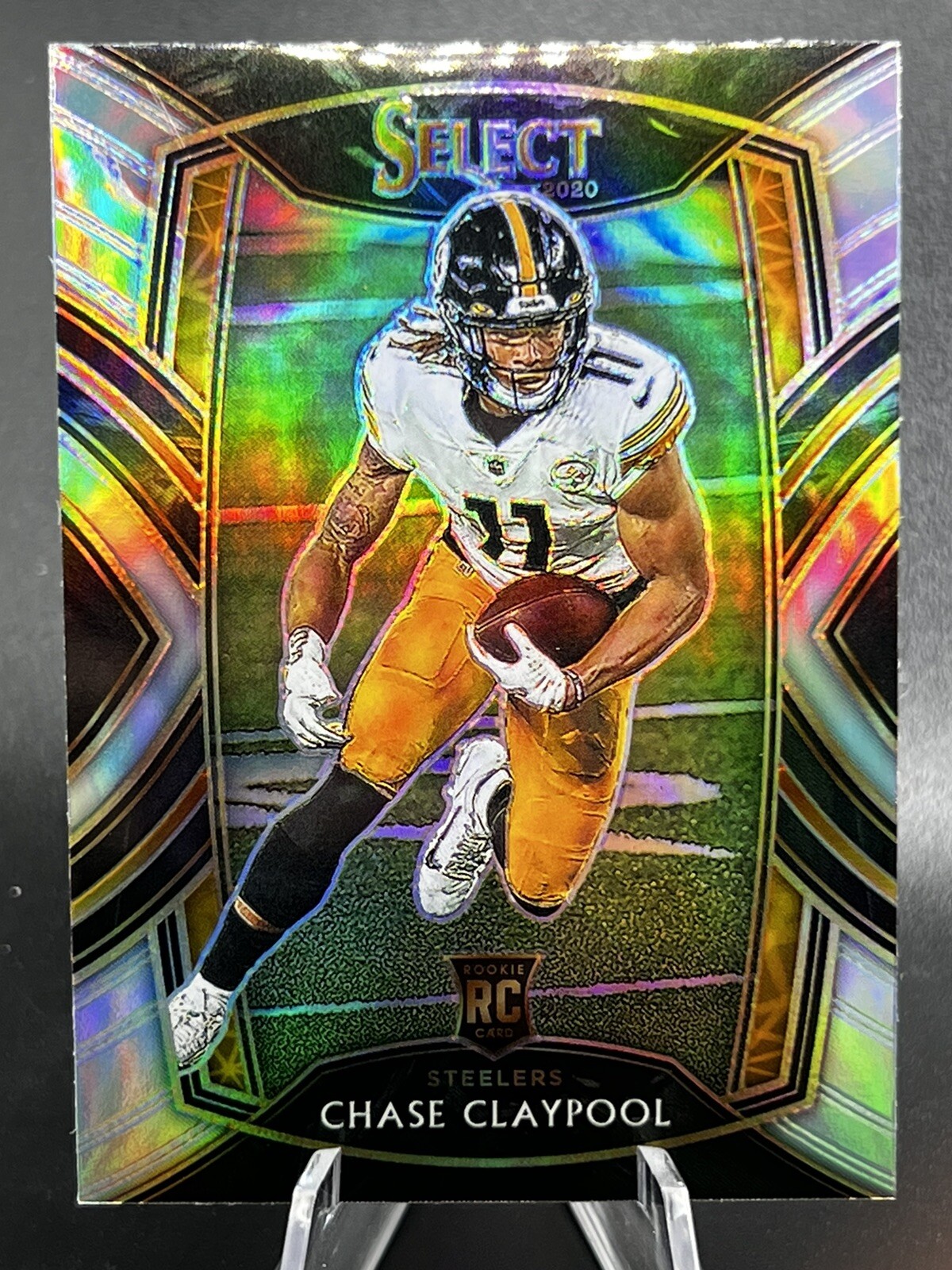 2020 Select CHASE CLAYPOOL RC Silver Holo Club Level SSP #270 Steelers 🔥