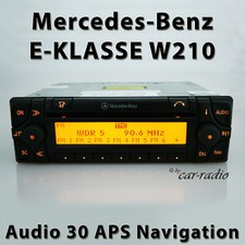 Original Mercedes Audio 30 APS Becker W210 Navigationssystem E-Klasse S210 Radio Original Mercedes Audio 30 APS Becker W210 Navigationssystem E-Klasse S210 Radio
