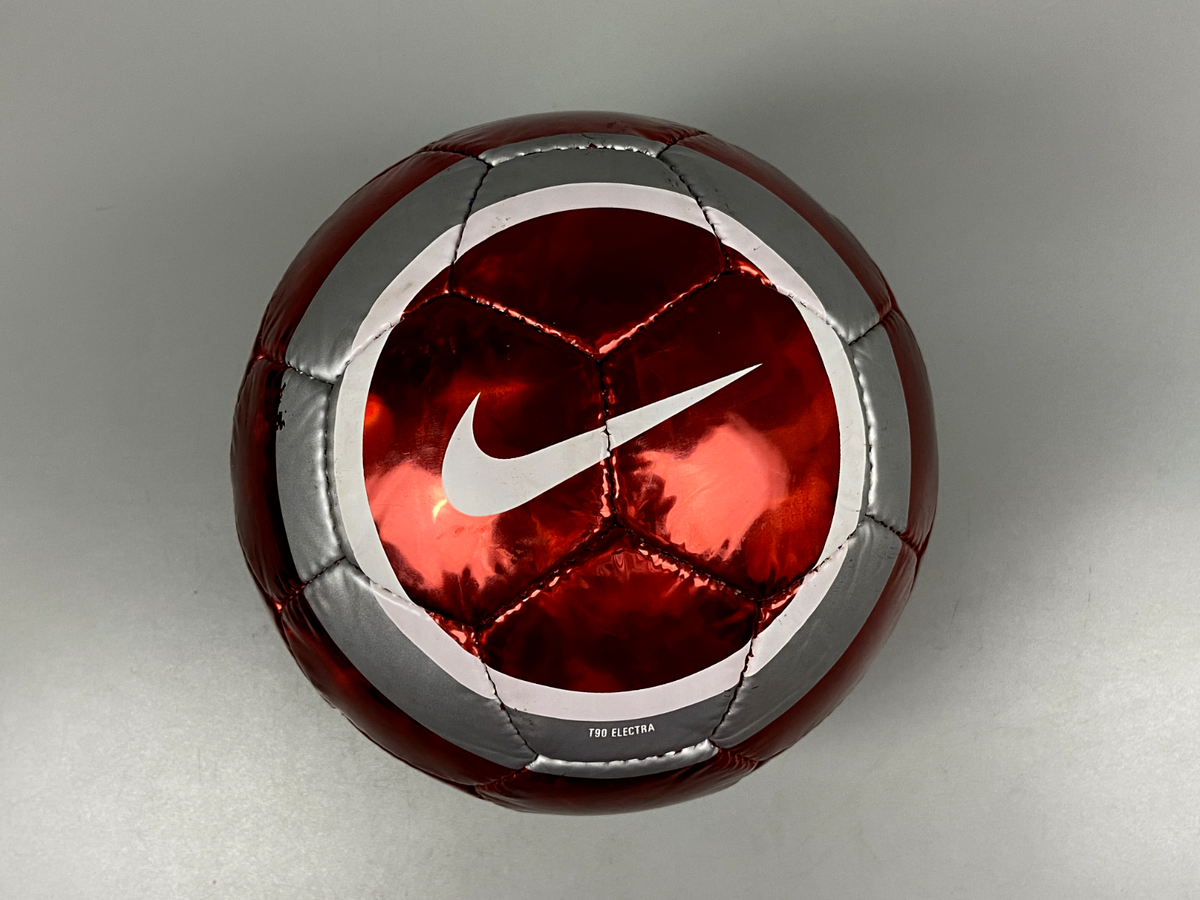 Nike Total 90 T90 Electra Red Chrome Soccer Ball Football